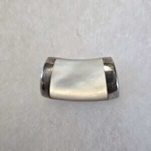 925 Sterling Silver and Mother-of-Pearl Slide Pendant